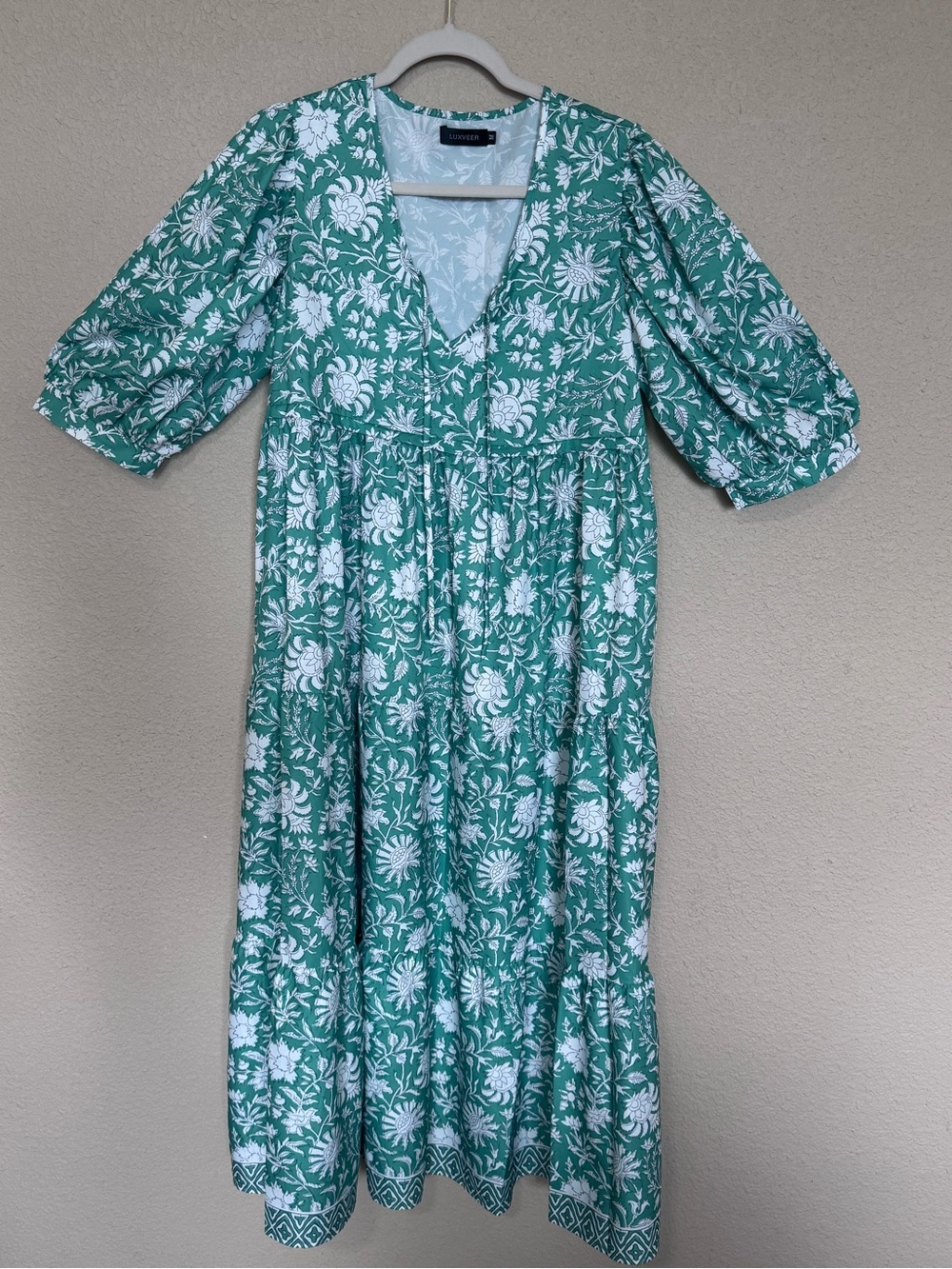 Floral Boho Whimsical Dress Cottagecore Puff Sleeves